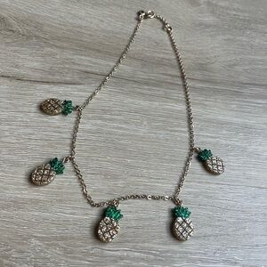 J Crew CrewCuts Pineapple Necklace